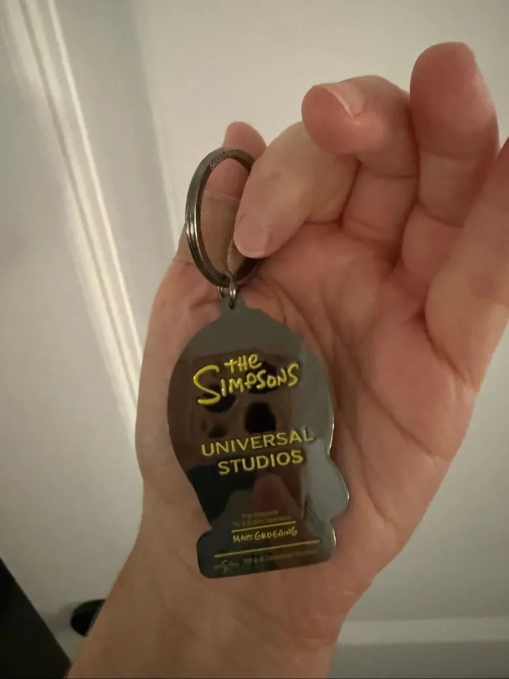 Universal Studios Krustyland Simpsons Bort Keychain New